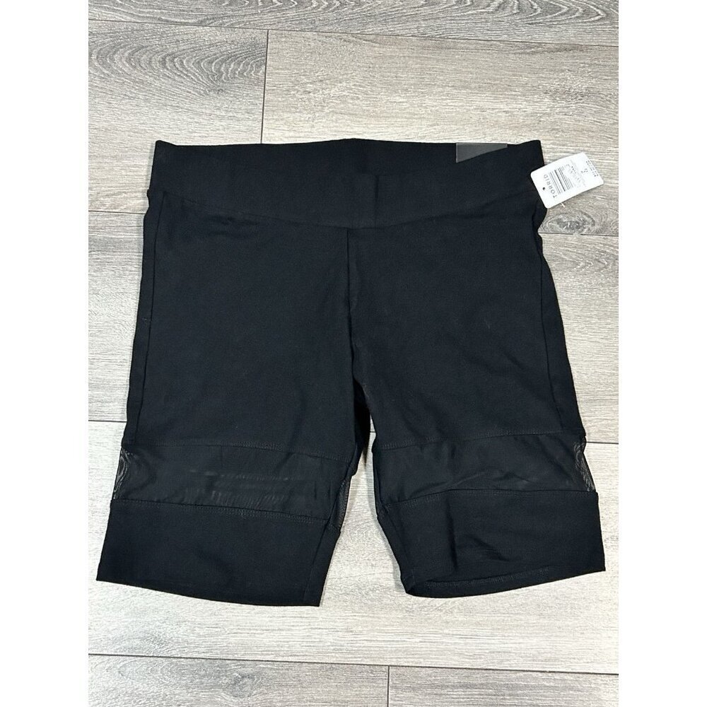 Torrid Women's Plus Black Mesh Inset Bike Shorts Size L 12